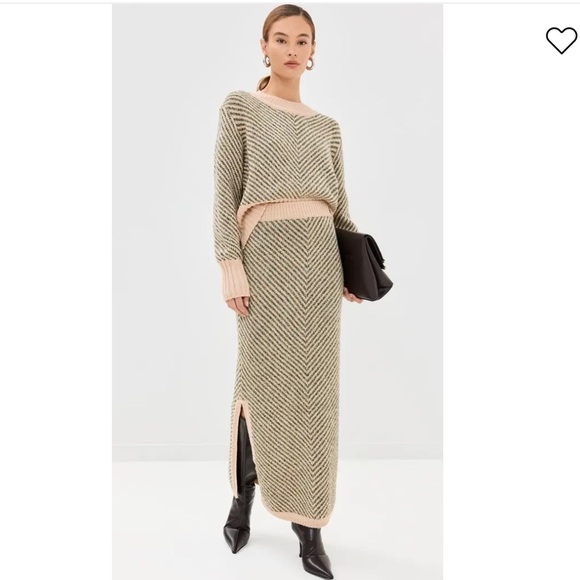 Figue Dresses & Skirts - FIGUE Angela Jacquard Knit Sweater Skirt size large EUC